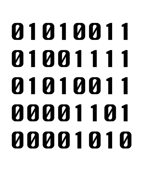 The Binary Graffiti Club. An Art Project by Stanza,  