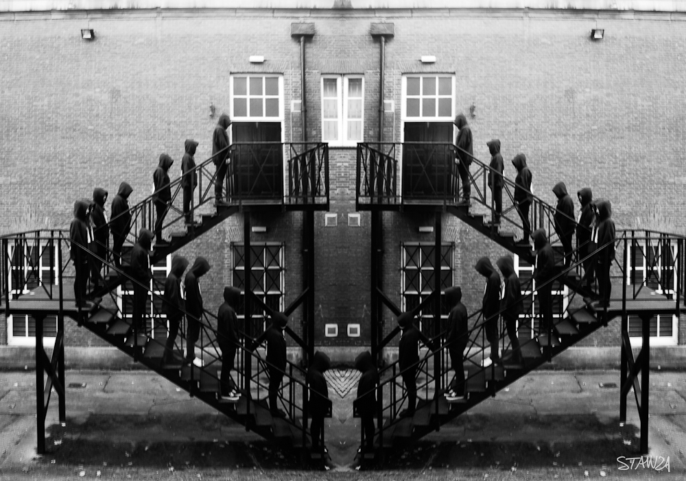 The Binary Graffiti Club. An Art Project by Stanza,  