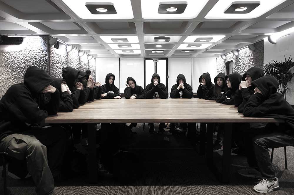 The Binary Graffiti Club: London Barbican Centre Branch. Stanza